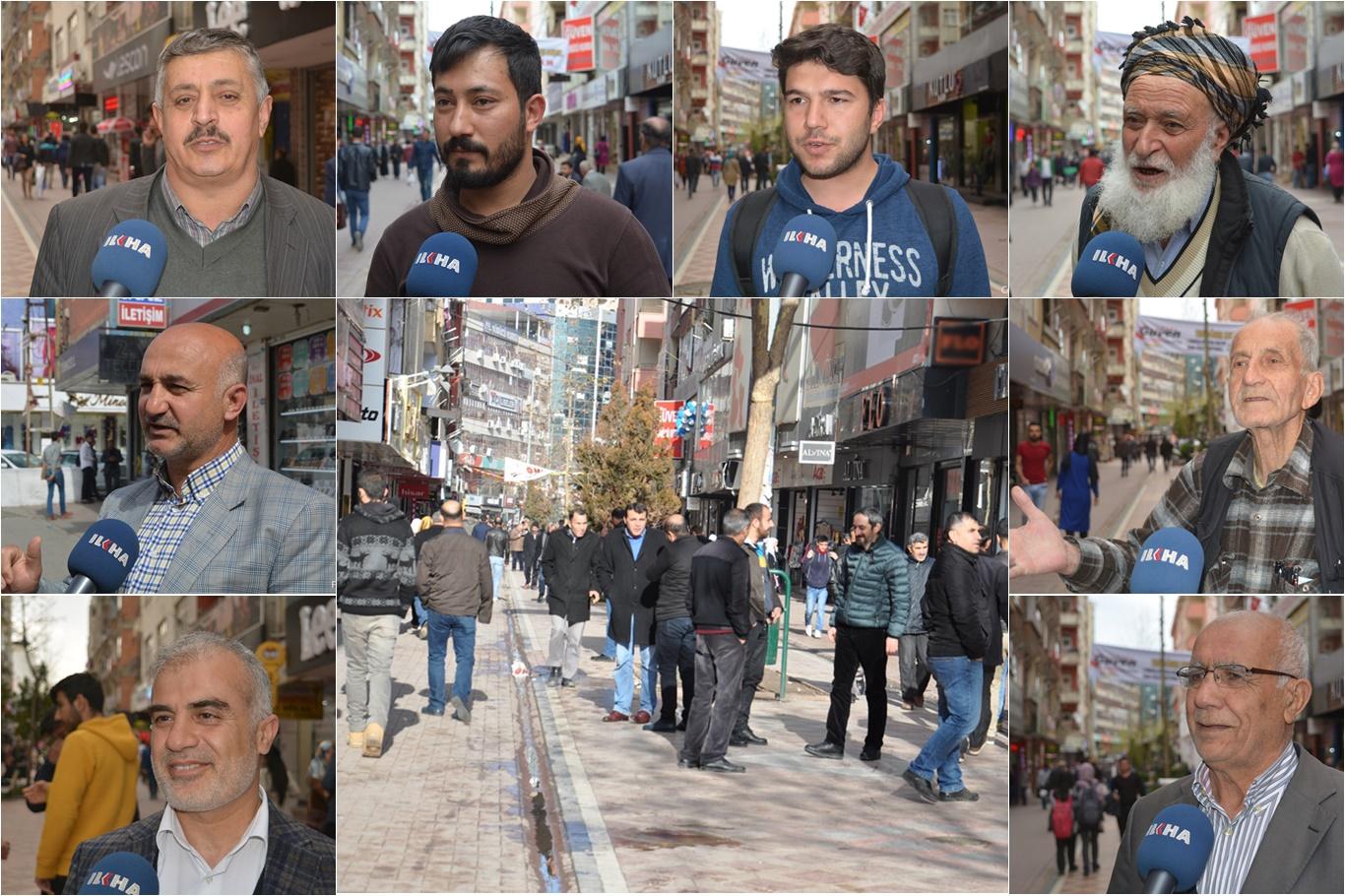 Batmanlılar referandum görüşlerini İLKHA mikrofonuna anlattı